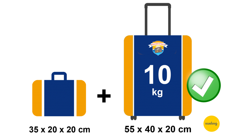 vueling damaged baggage