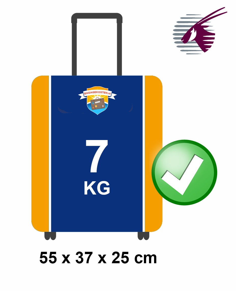 qatar hand luggage size